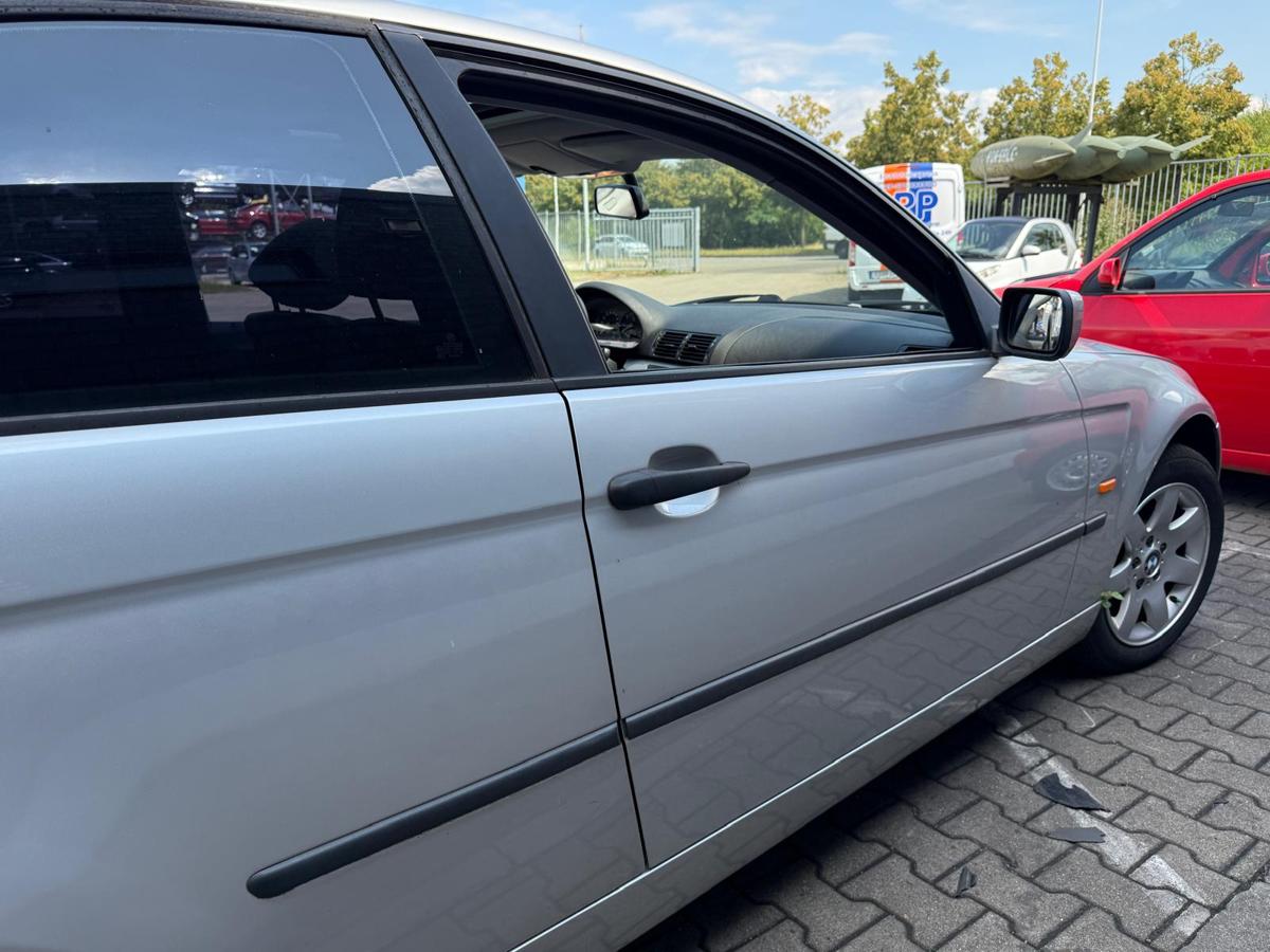 BMW E46 Compact original Tür rechts 354 Titansilber Metallic Rohbau BJ04